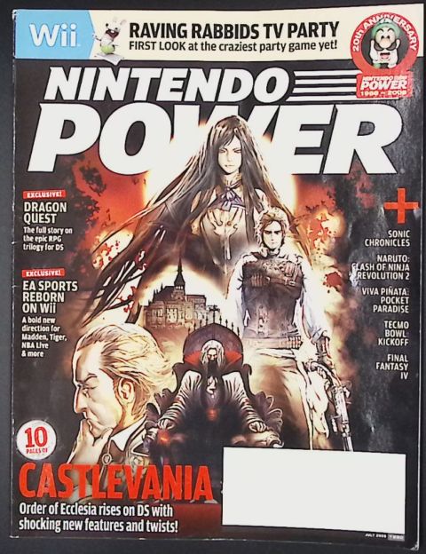 Nintendo Power Vol. 230 June 2008 - Castlevania: Order of Ecclesia (OoE) [Subscriber Cover] (used)