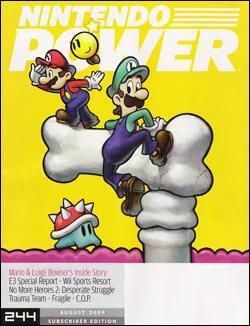 Nintendo Power Vol. 244 August 2009 - Mario &amp; Luigi: Bowser's Inside Story (DS) [Subscriber Edition Cover] (used)