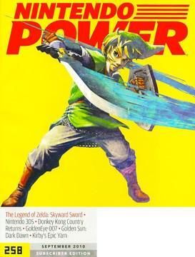 Nintendo Power Vol. 258 September 2010 - The Legend of Zelda: Skyward Sword [Subscriber Edition Cover] (used)