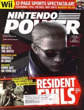 Nintendo Power Vol. 217 July 2007 - Resident Evil: Umbrella Chronicles: Resident Evils / Resident Evil 4: Wii Edition (used)