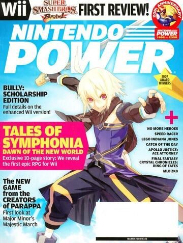 Nintendo Power Vol. 226 March 2008 - Tales of Symphonia: Dawn of the New World [Subscriber Cover]