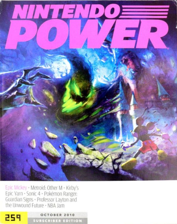 Nintendo Power Vol. 259 October 2010 - Epic Mickey [Subscriber Edition Cover] (used)