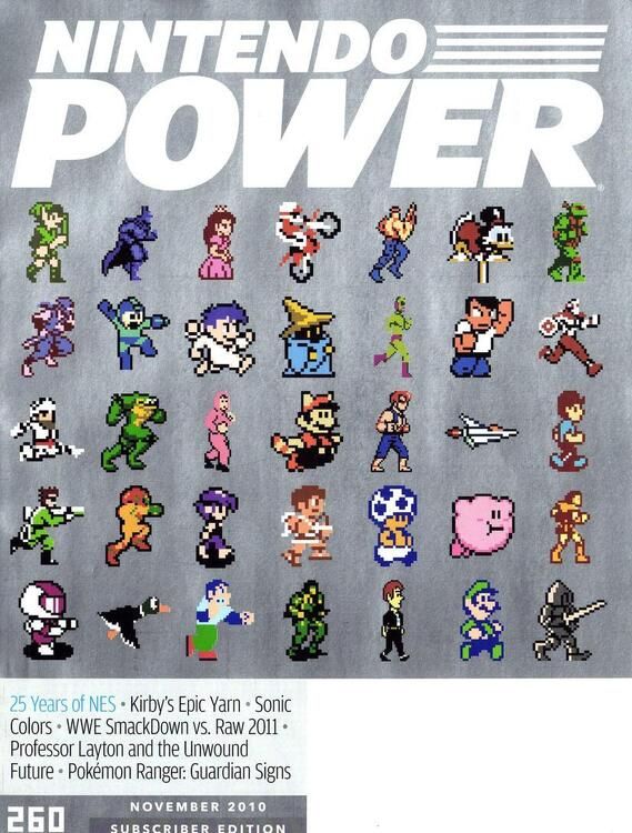 Nintendo Power Vol. 260 November 2010 - 25 Years of NES [Subscriber Edition Cover]