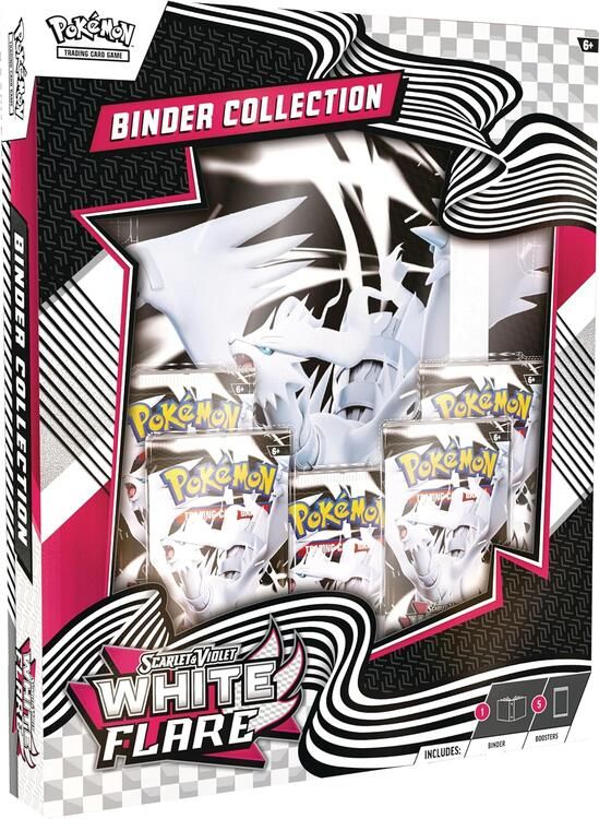 Pokemon TCG Scarlet & Violet 10.5 White Flare Binder Collection