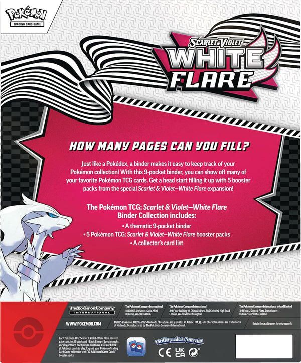 Pokemon TCG: Scarlet & Violet 10.5 White Flare Binder Collection