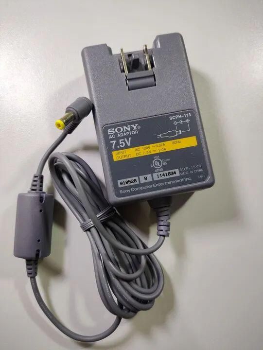 AC Adapter - 7.5v 2.0A Barrel Jack for PSone (Sony) (used)