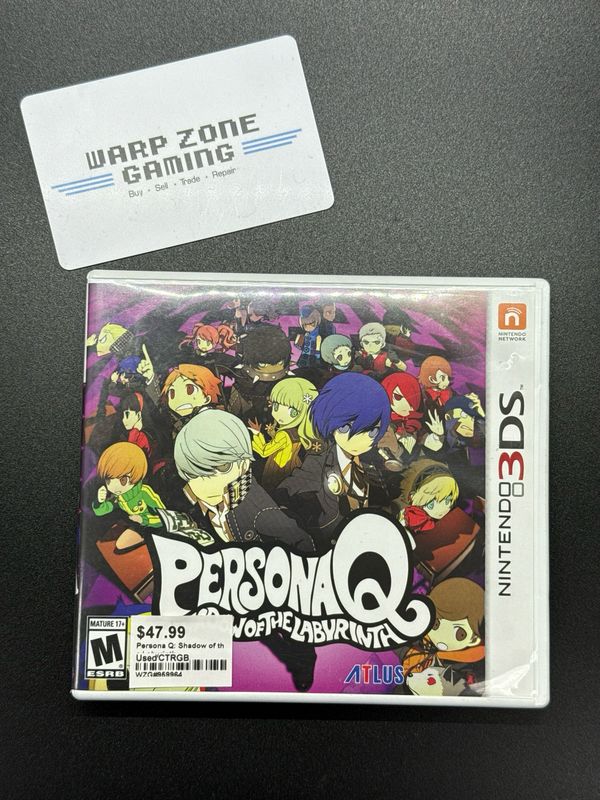 Persona Q: Shadow of the Labyrinth [Authentic / Complete, Digital Manual] (used)
