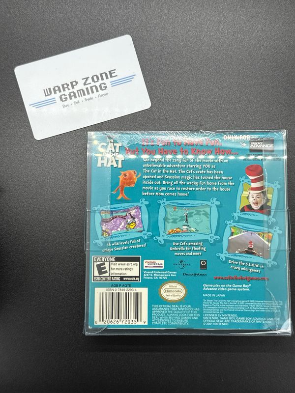 Dr. Seuss' the Cat in the Hat (2003 Video Game) - With Mini Poster [Authentic / Complete, With Poster] (used)