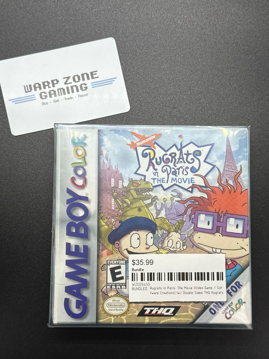 Rugrats in Paris: The Movie (Video Game) - With Mini Poster [Authentic / Complete, With Poster] (used)