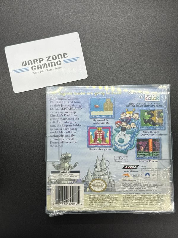 Rugrats in Paris: The Movie (Video Game) - With Mini Poster [Authentic / Complete, With Poster] (used)