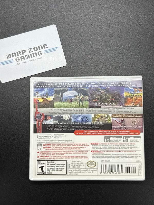Xenoblade Chronicles 3D for New Nintendo 3DS [Authentic / Complete, Digital Manual] (used)