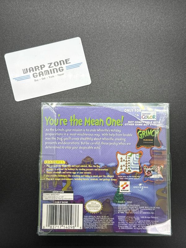 Grinch, The (2000 Video Game) [Authentic / Complete Set] (used)
