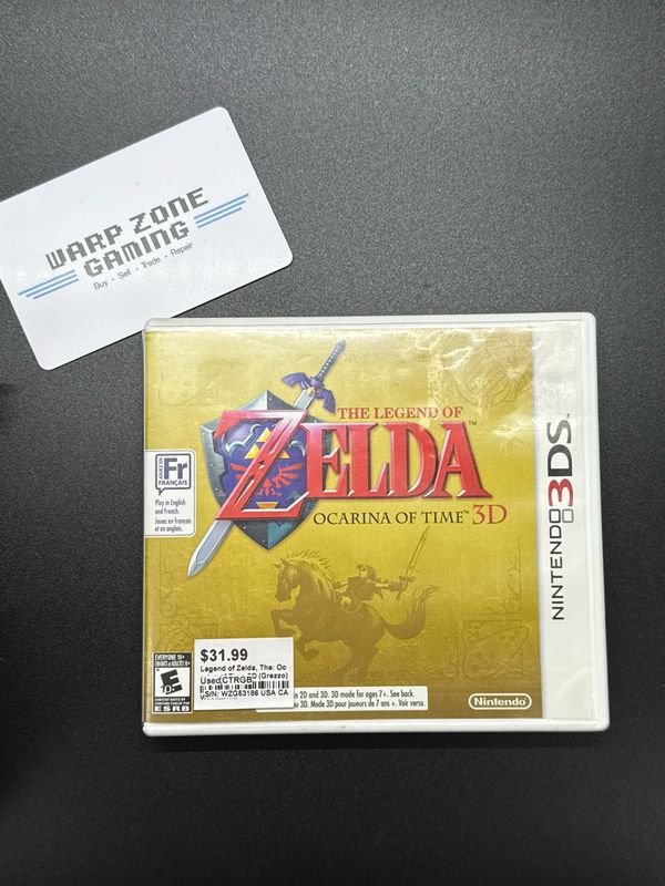 Legend of Zelda, The – Ocarina of Time 3D - Canadian First Print [Authentic / Complete, Quick Start Guide] (used)