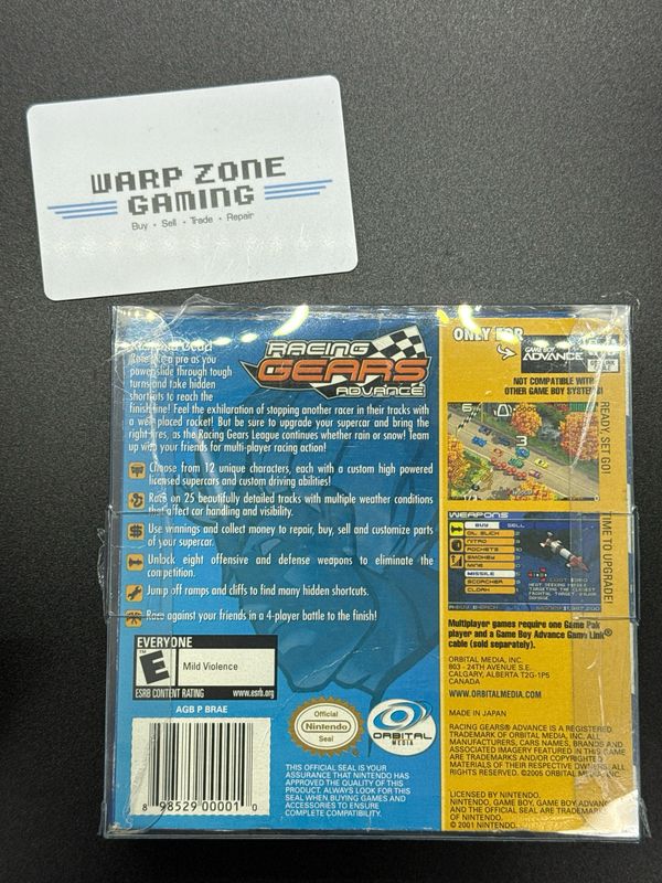 Racing Gears Advance - Holo "IGN's Best of E3 2004" Sticker [Authentic / Complete Set] (used)
