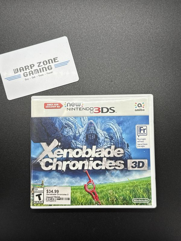 Xenoblade Chronicles 3D for New Nintendo 3DS [Authentic / Complete, Digital Manual] (used)