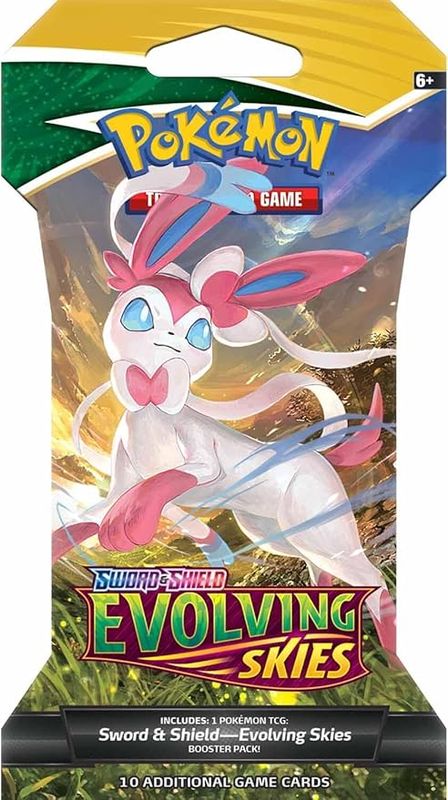 Pokemon TCG: Sword & Shield Evolving Skies Single Booster Sleeve Pack
