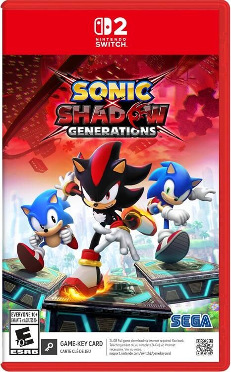 Sonic X Shadow Generations (Game-Key Card) [Red Cart. / Complete, Digital Manual]