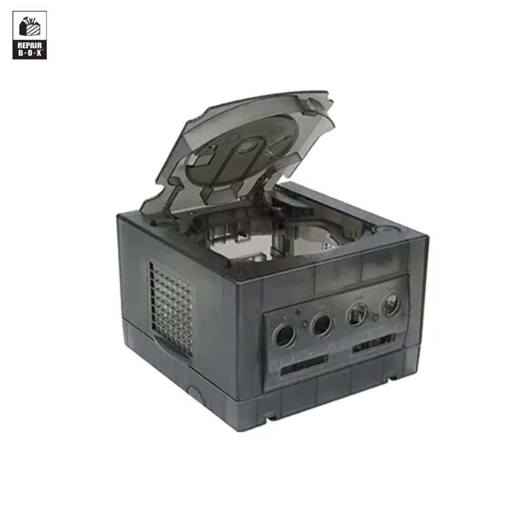 DOL-001 GameCube Shell - Translucent Smoke Gray (Smoke Black) (RepairBox)