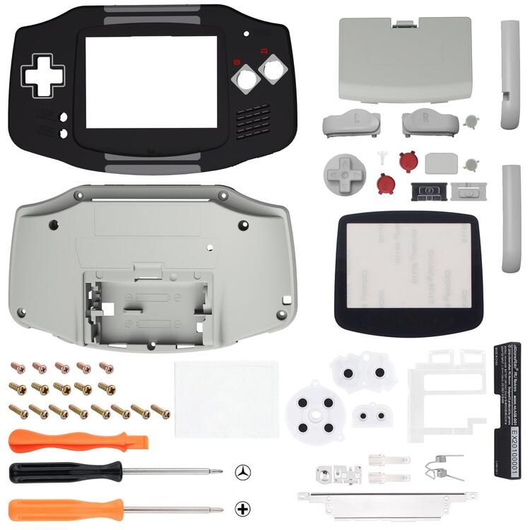 eXtremeRate Premium Complete Set for AGB-001 GBA - Classics NESTAGT1037 [Retail Pack / Shell Kit Set]