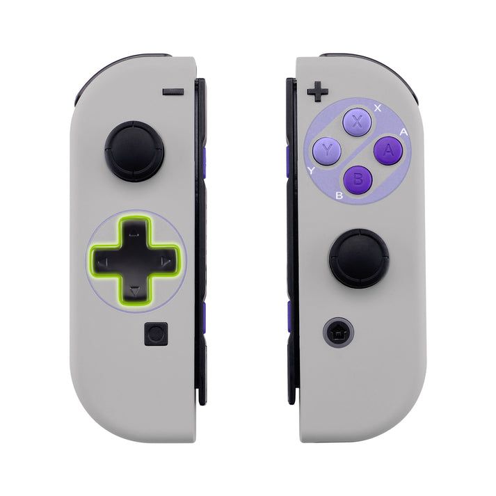 Controller Shell - Joy Con Premium Replacement Shell - Left D-Pad Super Nintendo, Lavender Buttons JZT105WSV2 (eXtremeRate) Controller Shell - Joy Con Premium Replacement Shell - Left D-Pad Super Nintendo, Lavender Buttons JZT105WSV2 (eXtremeRate)