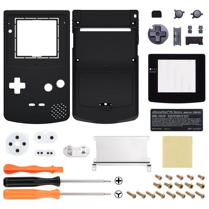 CGB Premium Shell - Gray on Soft Touch Black QCBP3013 (eXtremeRate)
