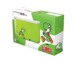 Nintendo 3DS XL ("O3DS XL") SPR-001 - Yoshi's NEW Island Edition (Lime Green on White) [Retail Pack / Complete Set] (used)