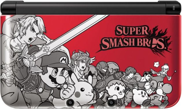 Nintendo 3DS XL ("O3DS XL") SPR-001 - Super Smash Bros. Edition Red [Retail Pack / Complete Set]