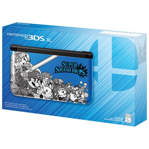 Nintendo 3DS XL ("O3DS XL") SPR-001 - Super Smash Bros. Edition Blue [Retail Pack / Complete Set] (used)