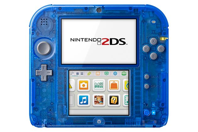 Nintendo 2DS ("O2DS") FTR-001 - Crystal Blue [Retail Pack / Complete Set] (used)