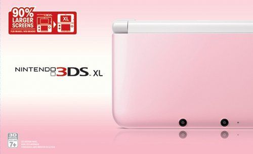 Nintendo 3DS XL ("O3DS XL") SPR-001 - Pink on White [Retail Pack / Complete Set]