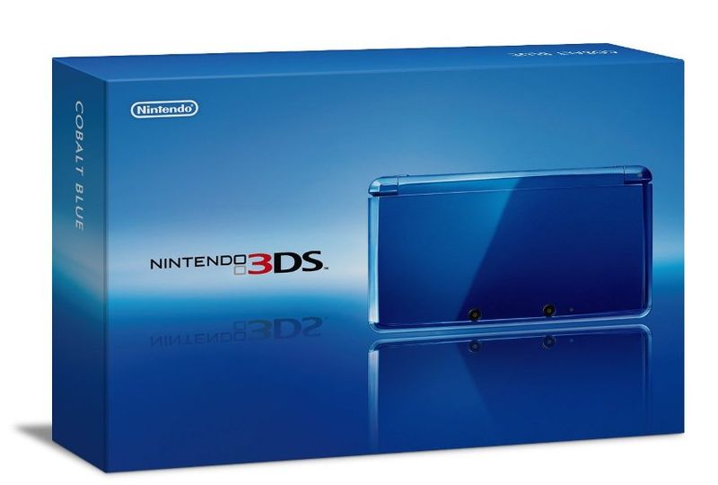 Nintendo 3DS ("O3DS") CTR-001 - Cobalt Blue [Retail Pack / Complete Set] (used)