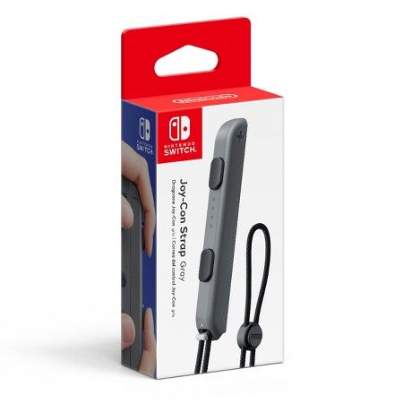 Grip for Joy Con - Official Wrist Strap HAC-014 - Black (Nintendo) [Retail Pack / Complete Set]