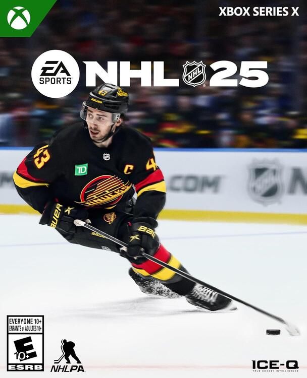 NHL '25 [Canadian Print Quinn Hughes Canucks Cover] (used)