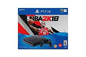 PlayStation 4 Slim CUH-2115B - 1TB - Refreshed: New Thermal Paste - Jet Black: NBA 2K18 Bundle [Retail Pack / Complete Set] (used)