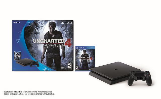 PLAYSTATION 4 SLIM 500GB UNCHARTED 4 BUNDLE PLAYSTATION 4 SLIM 500GB UNCHARTED 4 BUNDLE