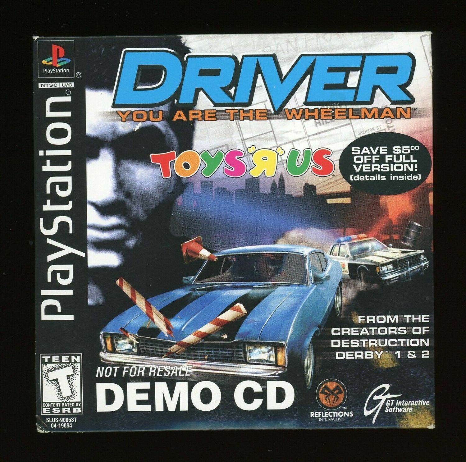 Driver (1999 Video Game) – DEMO Disc [Black Label / Disc Only] (used)