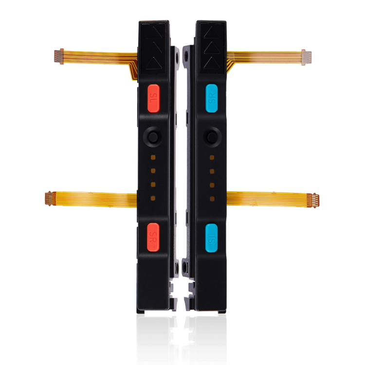 Nintendo Switch NS Joy-con Controller Rail Assembly with Flex Cable Complete Right &amp; Left buttons