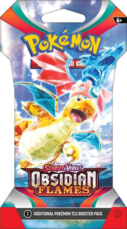 Pokemon TCG: Scarlet & Violet Obsidian Flames Sleeved Booster