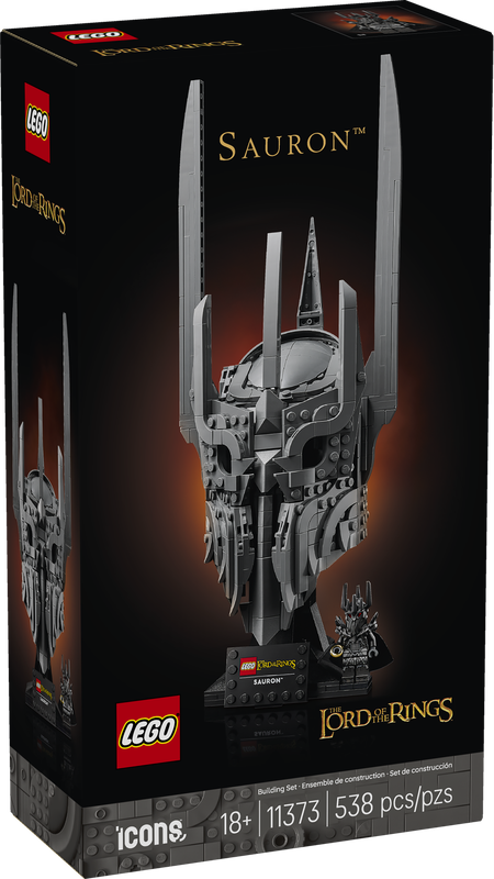 LEGO The Lord of the Rings: Sauron's Helmet - 11373 538pcs Ages 18+