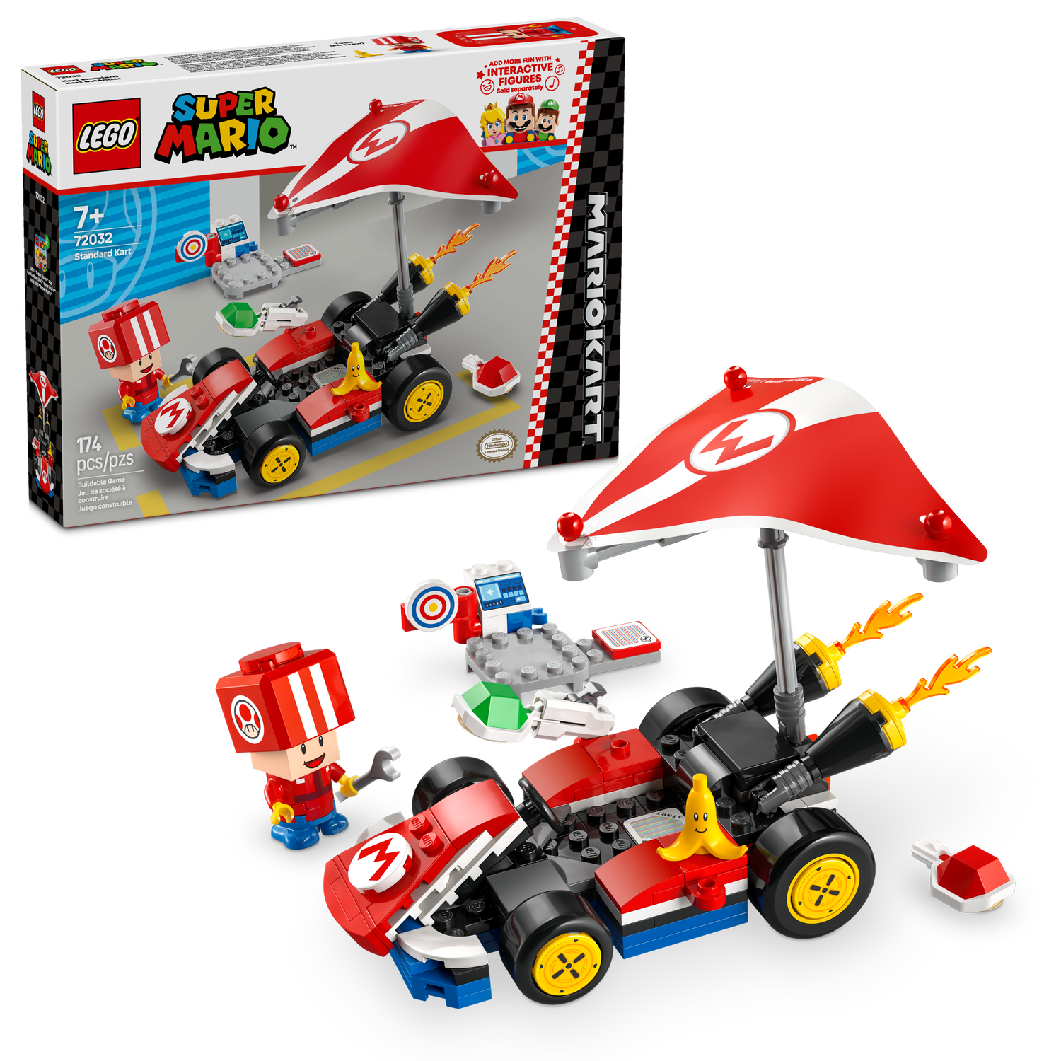 LEGO Super Mario – Standard Kart 72032 174pcs Ages 7+