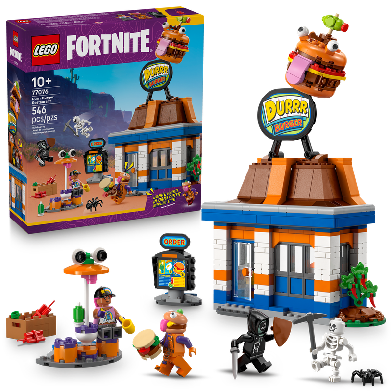 LEGO Fortnite – Durr Burger Restaurant 77076 546pcs Ages 10+