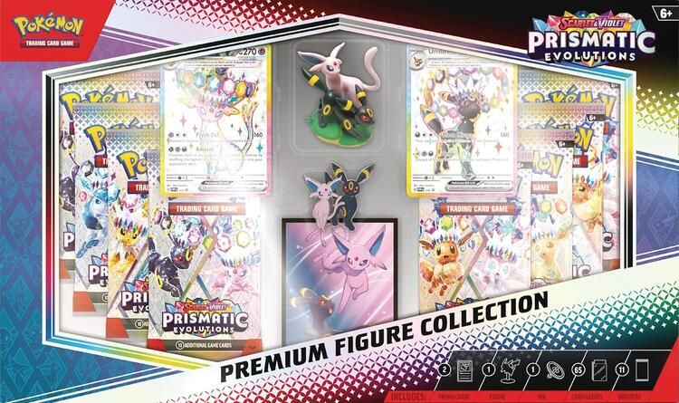 Pokémon TCG: Scarlet &amp; Violet—Prismatic Evolutions Premium Figure Collection