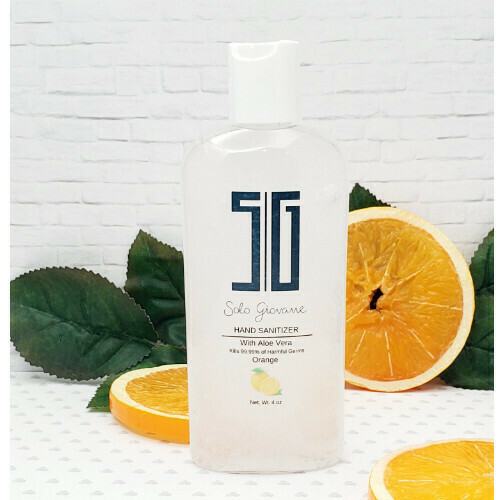 Hand Sanitizer Orange