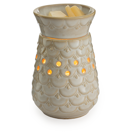 Candle Warmer, Midsize - Scalloped Vase