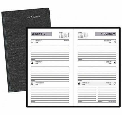 At-a-Glance Weekly Pocket Planner, 6 3/16 x 3 1/2, Black