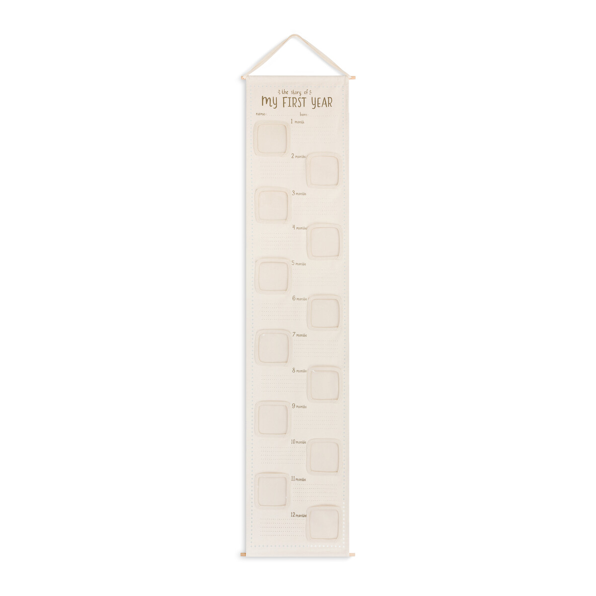 My First Year Keepsake Memory Chart 