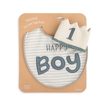 Baby Birthday Bib - 1st Birthday Boy
