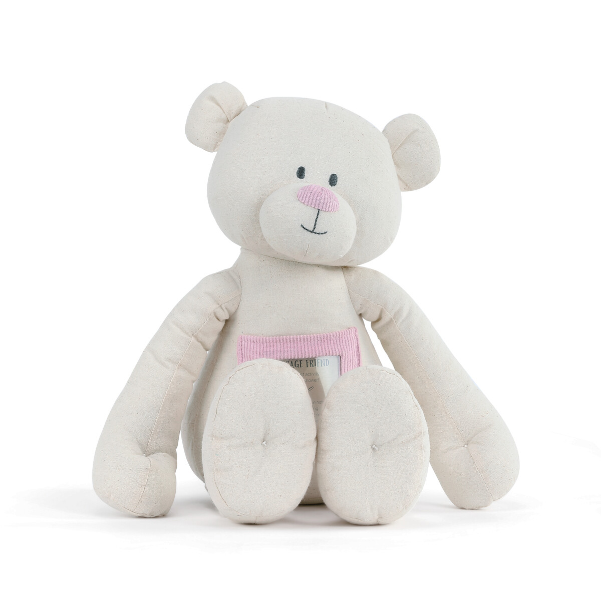 Pink Baby Message Bear