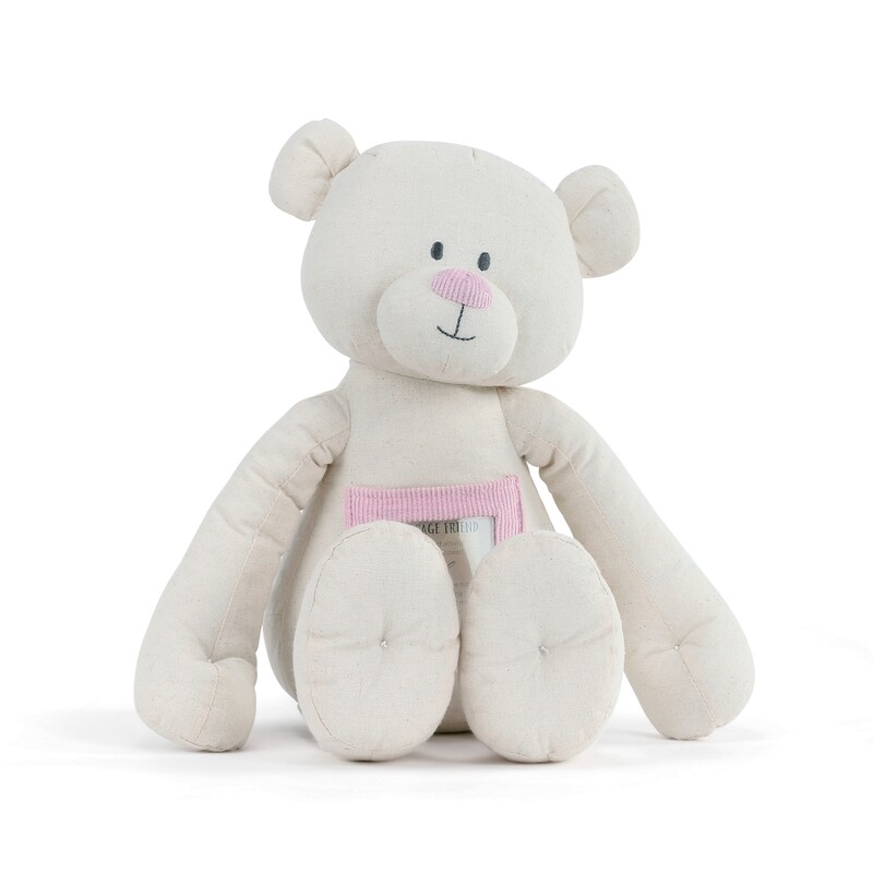 Pink Baby Message Bear
