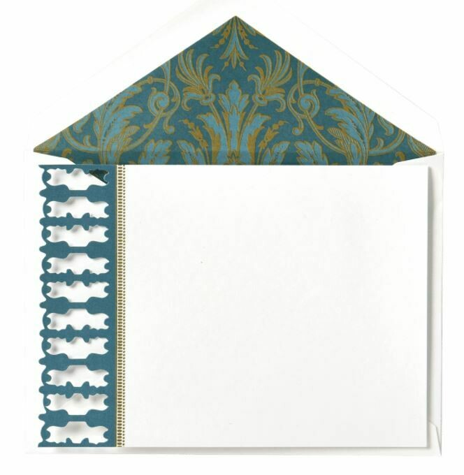 Anna Griffin Correspondence Cards - Peacock
